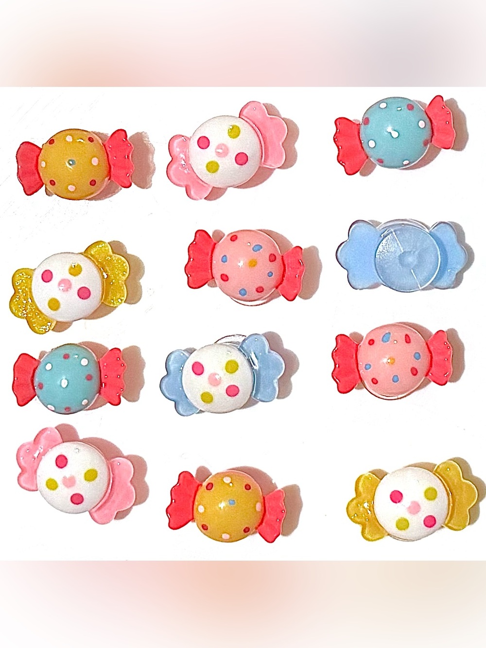 12 Hard Candy Glossy Resin Croc Charms Shoe Charm Jibbit